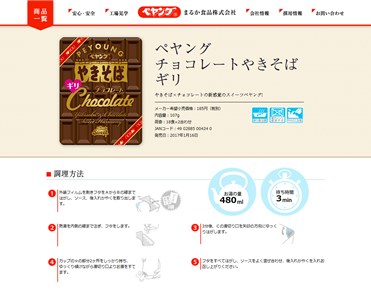 チョコレートやきそばギリ（ペヤング）の口コミ・評価・レビュー