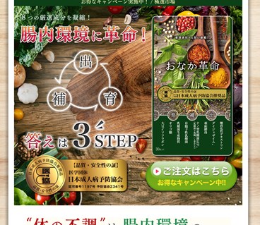 おなか革命の口コミ・評価・レビュー